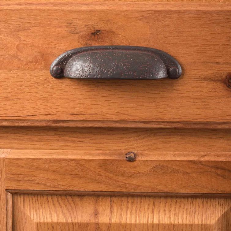 Refined Rustic Kitchen Cabinet Handles, Solid Core Drawer Pulls for Cabinet Doors, 3" & 3-3/4"(96mm)