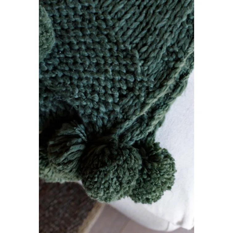 Oulu Throw by Pom Pom At Home - Forest
