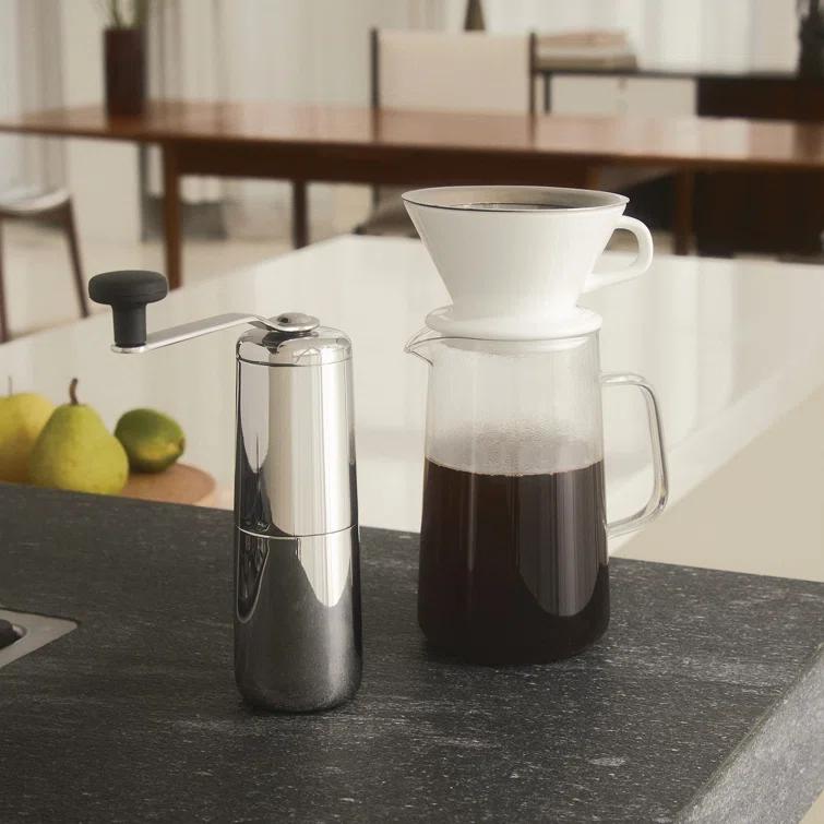 Alessi Slow Stainless Steel Manual Blade Coffee Grinder