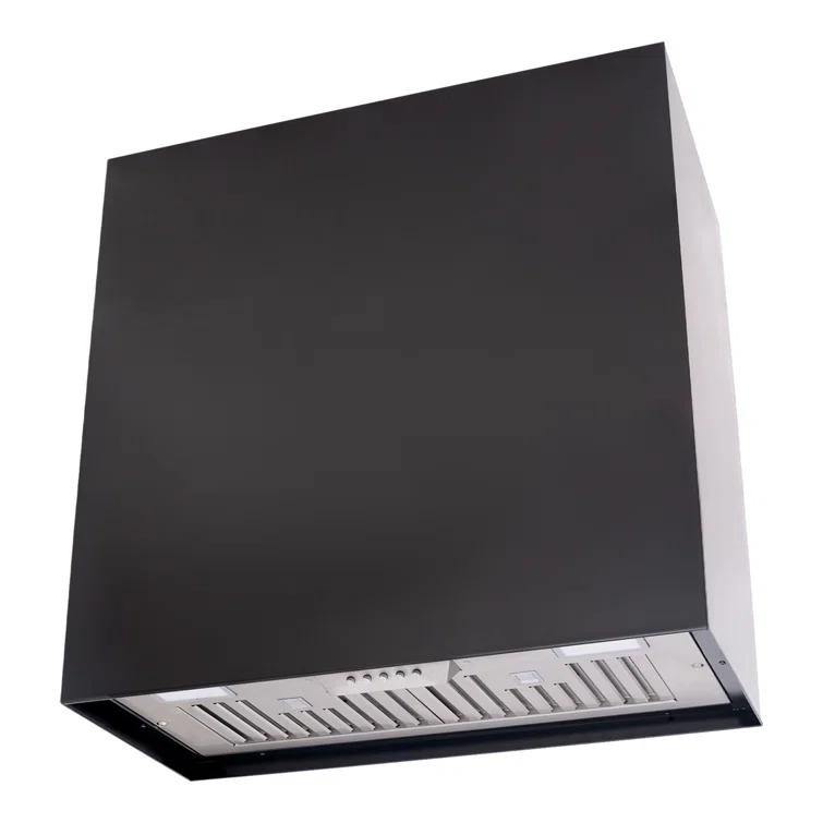 Akicon Stainless Steel 600 CFM Ducted (Vented) Wall Range Hood with Baffle Filter