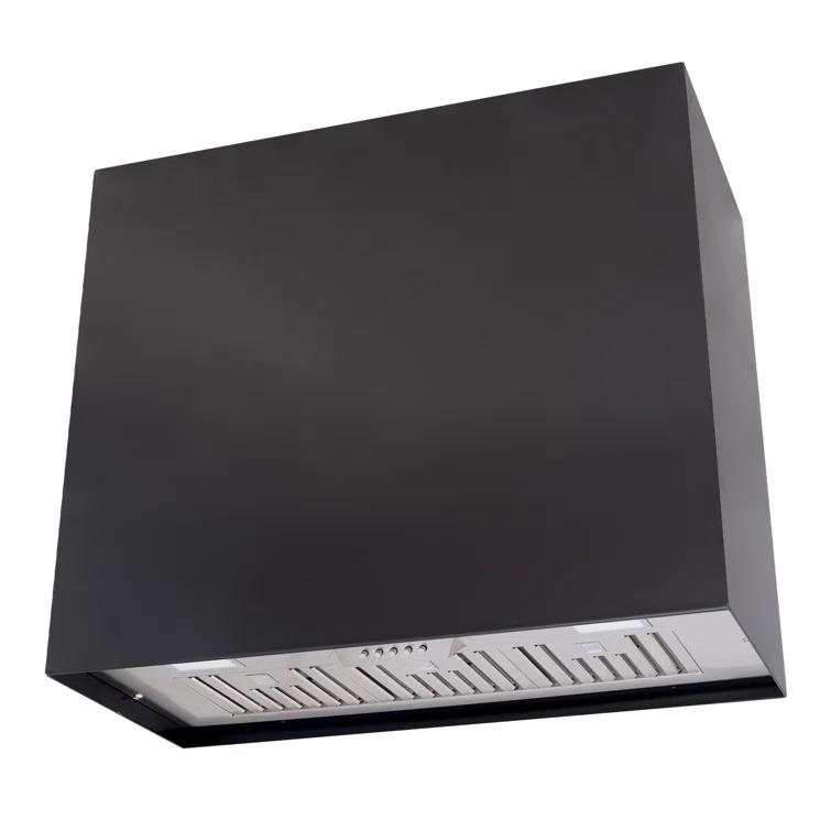 Akicon Stainless Steel 600 CFM Ducted (Vented) Wall Range Hood with Baffle Filter