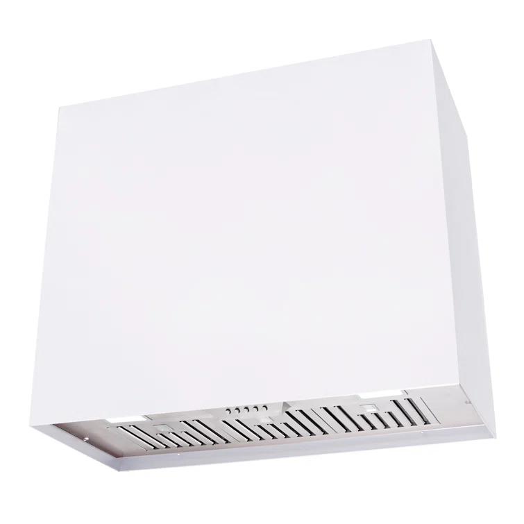 Akicon Stainless Steel 600 CFM Ducted (Vented) Wall Range Hood with Baffle Filter