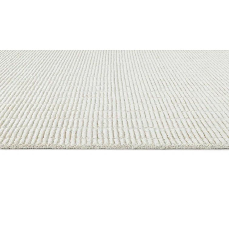 Debra Handmade Tufted Wool Area Rug in Ivory