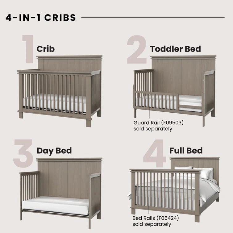 Denman 4-in-1 Convertible Crib