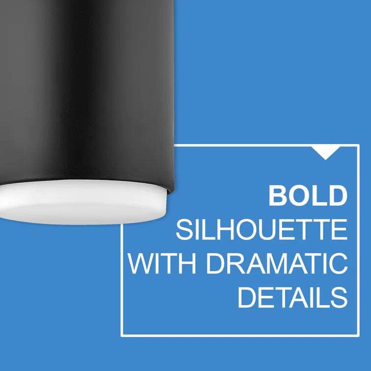 Fitzgerald Single Light Steel Dimmable Flush Mounted Sconce