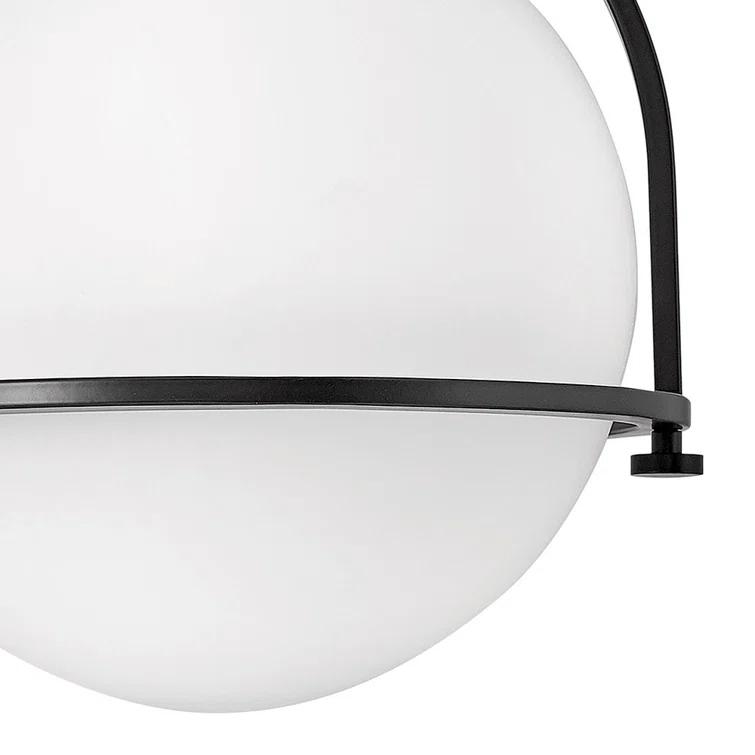 McCormick Hand Blown Glass Semi Flush Mount