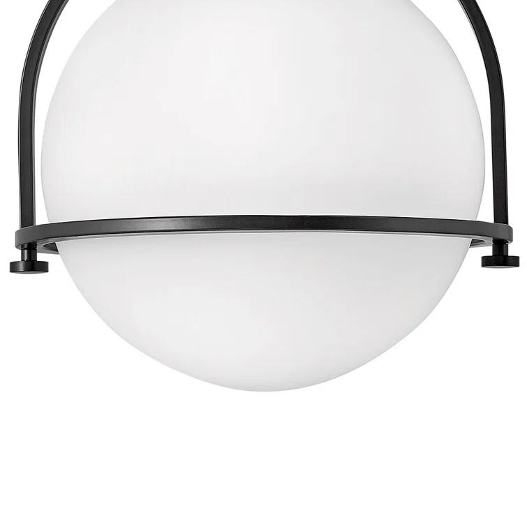 McCormick Hand Blown Glass Semi Flush Mount