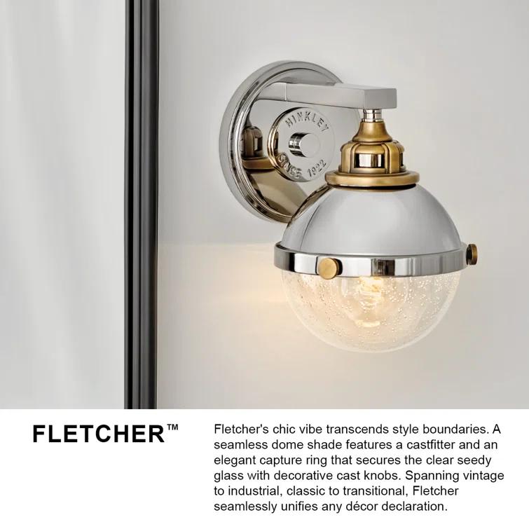 Kyoto Steel Armed Sconce