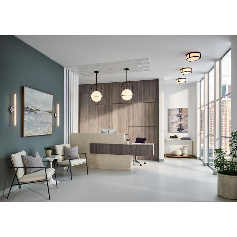 Arie Single Light Glass Dimmable Pendant