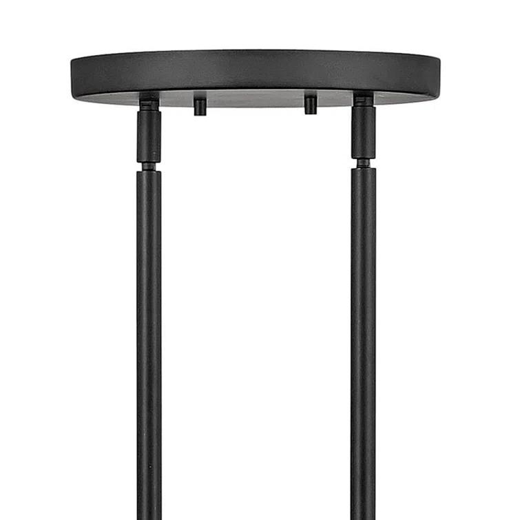 Hennig Ring Chandelier - Black / 24"Dia