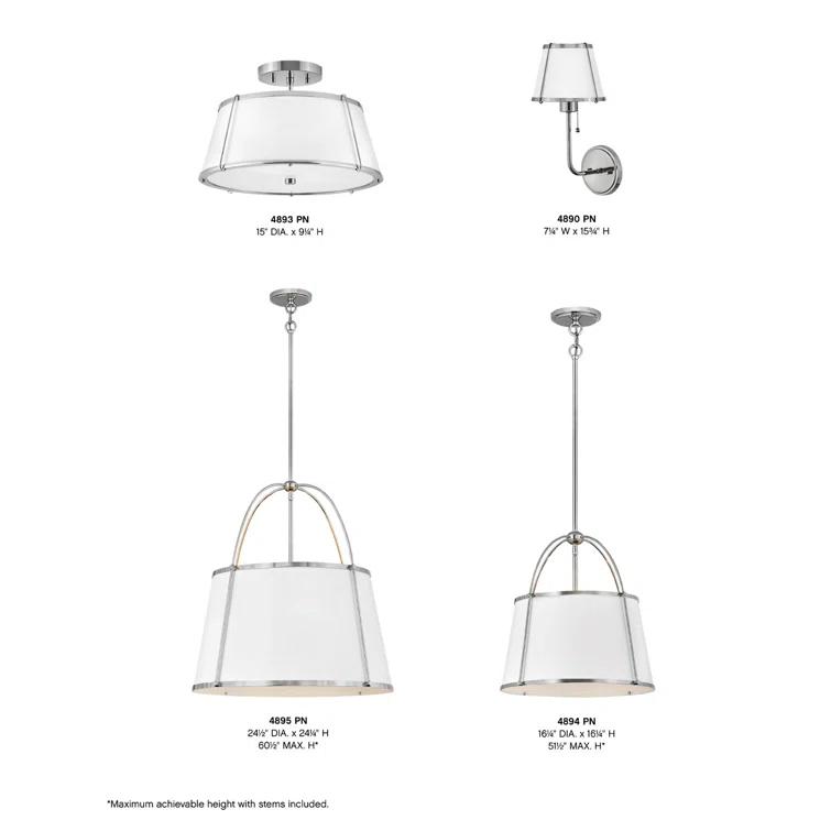 Moxie Single Light Metal Dimmable Pendant