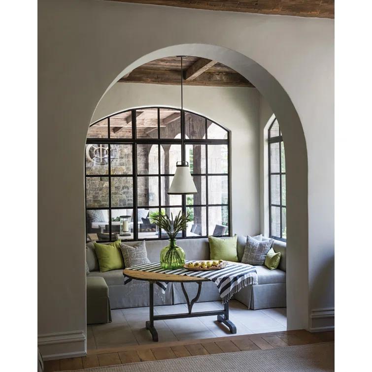 Coco Single Light Cotton / Cotton Blend Dimmable Pendant