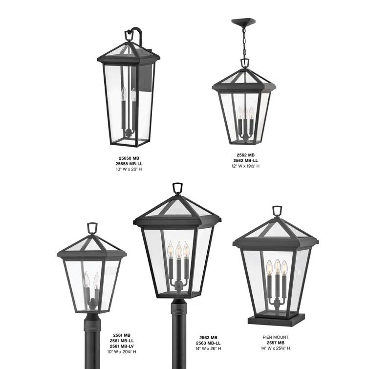 Aalford Place Bronze 3 - Bulb 19.5" H Outdoor Pendant