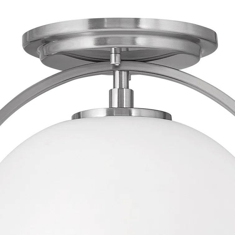 McCormick Hand Blown Glass Semi Flush Mount