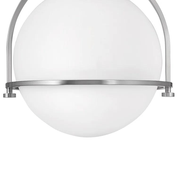 McCormick Hand Blown Glass Semi Flush Mount