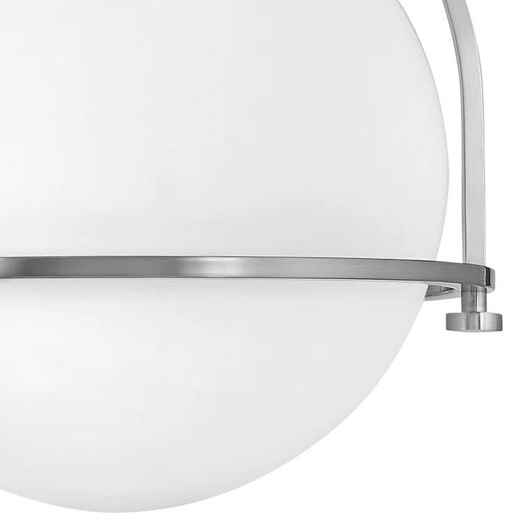 McCormick Hand Blown Glass Semi Flush Mount