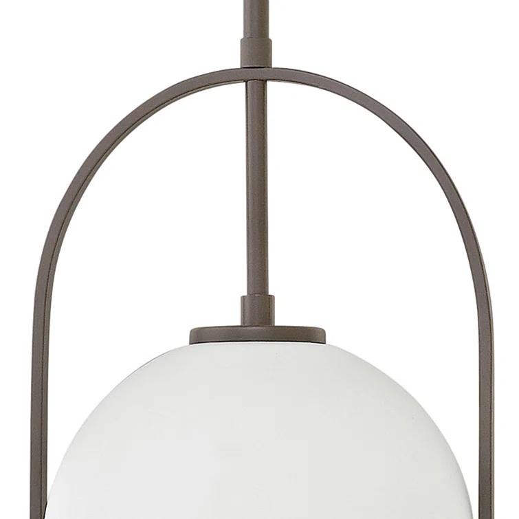 Arie Single Light Glass Dimmable Pendant