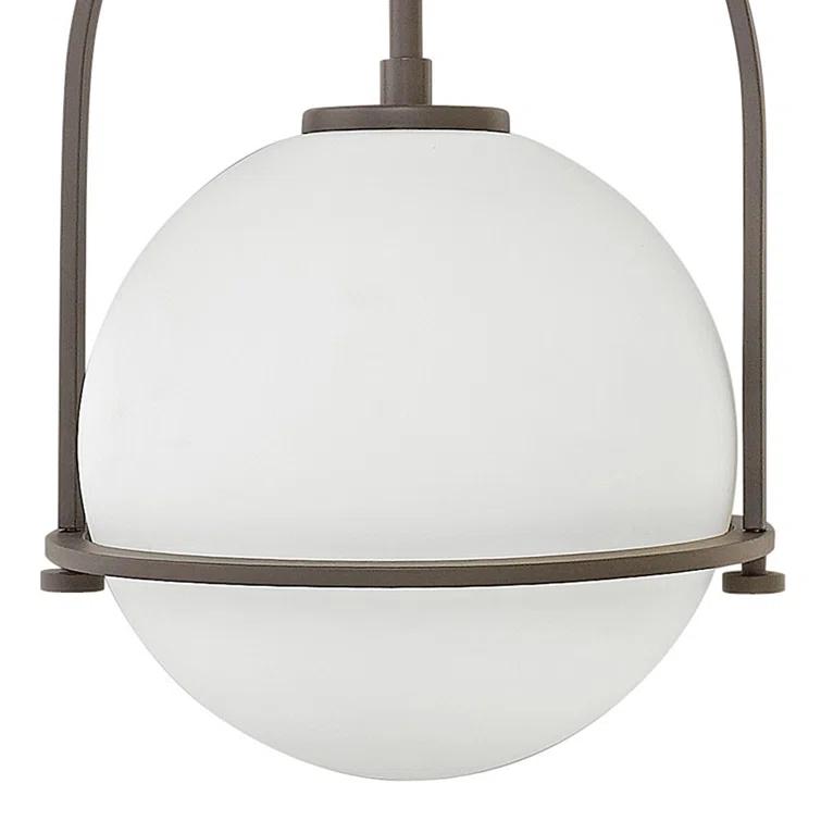 Arie Single Light Glass Dimmable Pendant