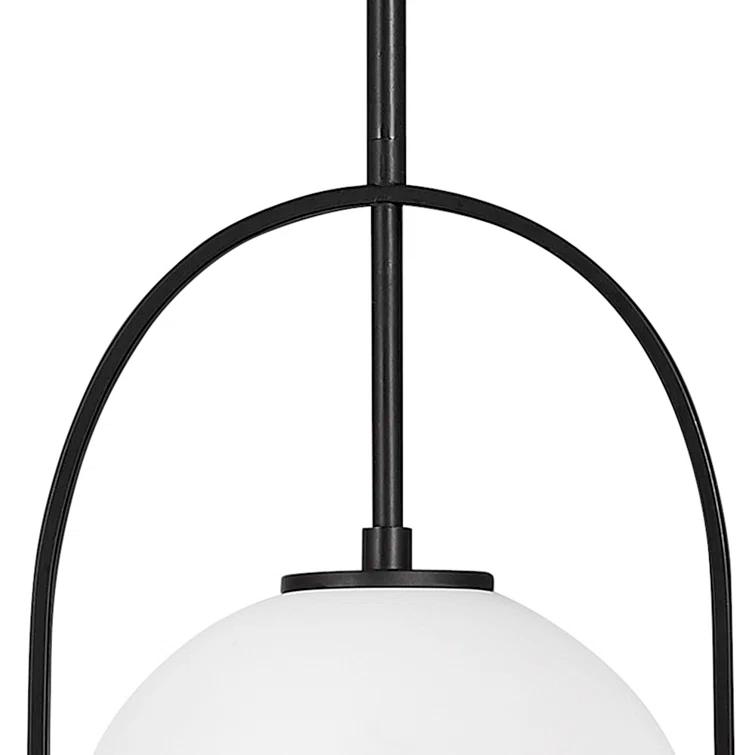 Arie Single Light Glass Dimmable Pendant