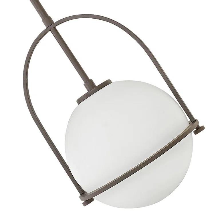 Arie Single Light Glass Dimmable Pendant