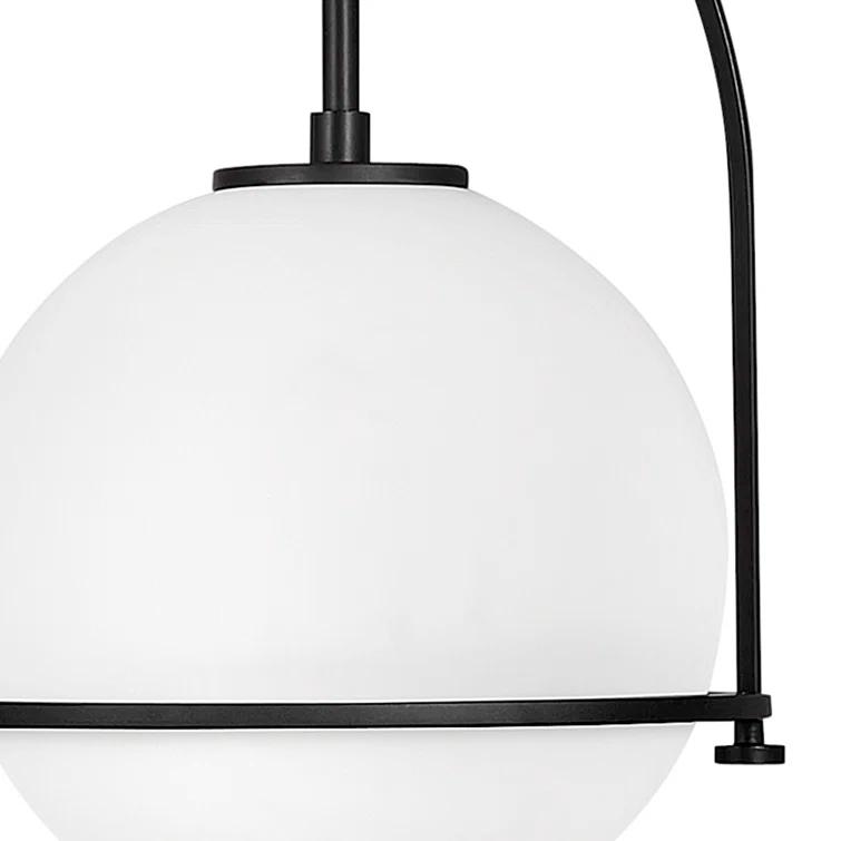 Arie Single Light Glass Dimmable Pendant