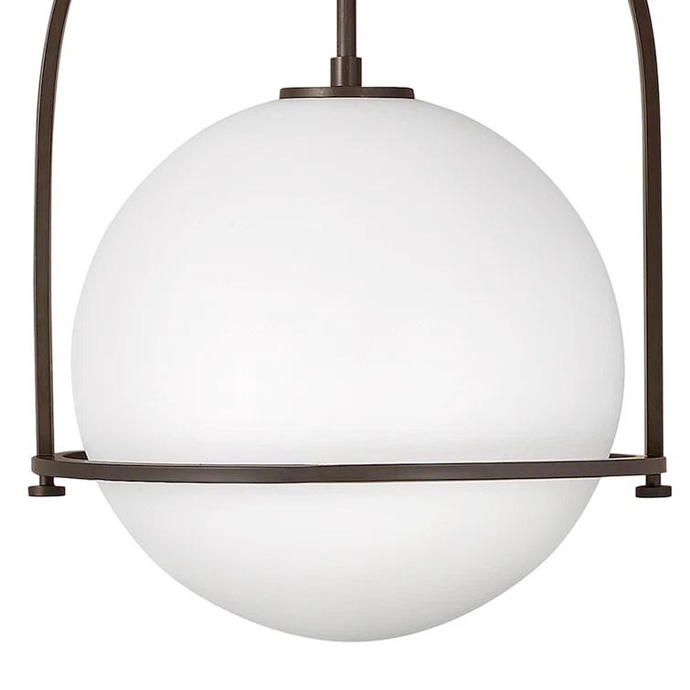 Arie Single Light Glass Dimmable Pendant
