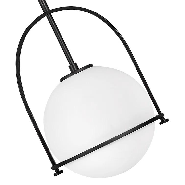 Arie Single Light Glass Dimmable Pendant