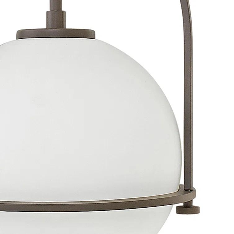 Arie Single Light Glass Dimmable Pendant