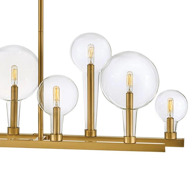 Hennig Linear Chandelier - Brass / 48"Dia