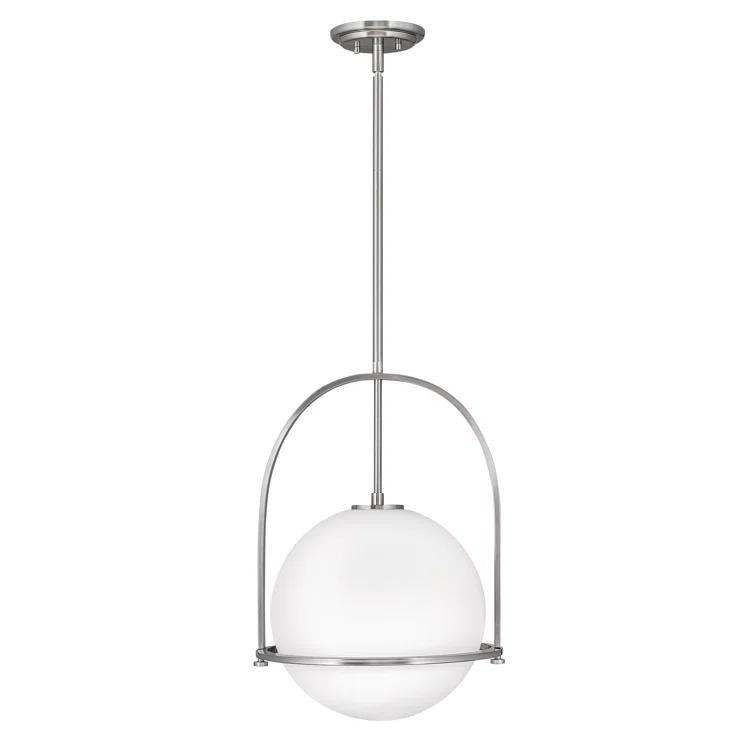 Arie Single Light Glass Dimmable Pendant