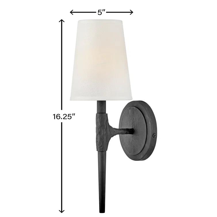 Ingle Sconce - Black