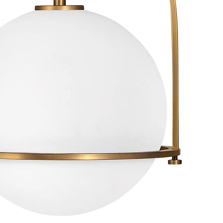 Arie Single Light Glass Dimmable Pendant