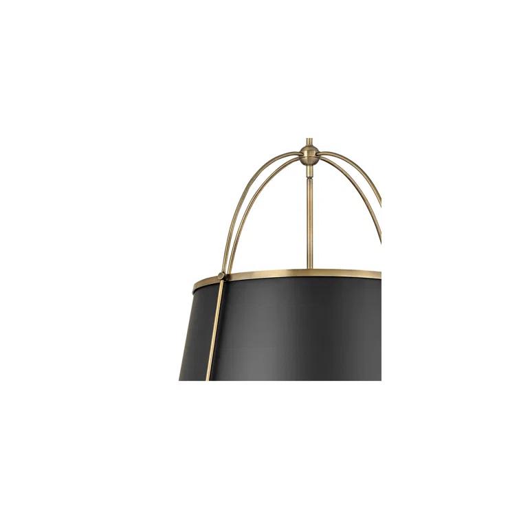4895WS-Hinkley Lighting-Clarke - 4 Light Large Pendant in Traditional-Transitional Style - 24.5 Inches Wide by 25.25 Inches High-Warm Brass Finish