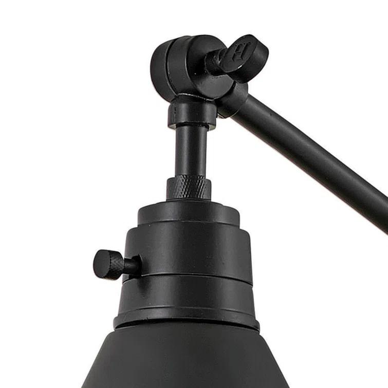 Lennon Plug-In Task Sconce - Black