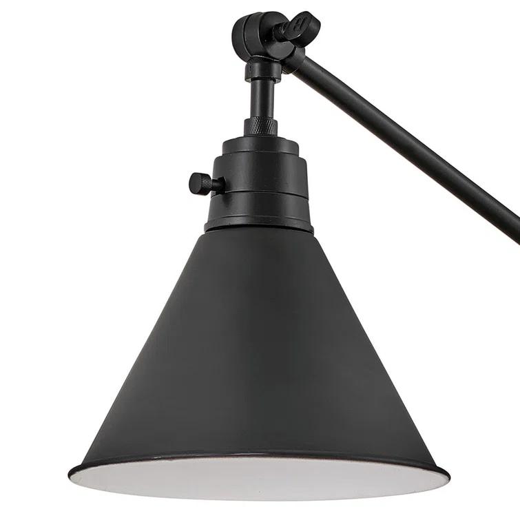 Lennon Plug-In Task Sconce - Black