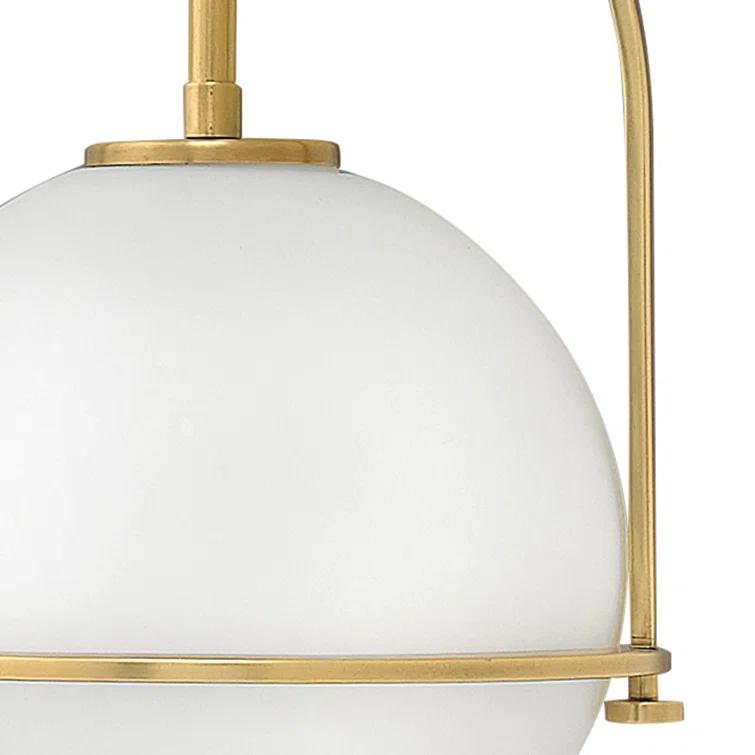 Arie Single Light Glass Dimmable Pendant