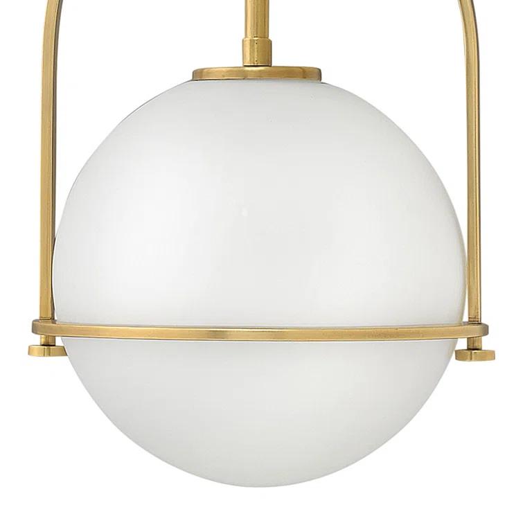 Arie Single Light Glass Dimmable Pendant