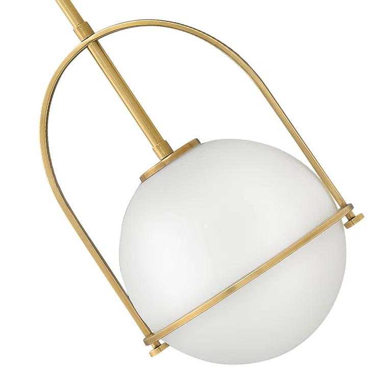 Arie Single Light Glass Dimmable Pendant