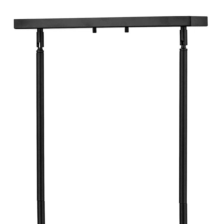 Ten Light Linear Chandelier In Transitional-Industrial Style 48.25 Inches Wide By 17 Inches High-Black Finish Hinkley Lighting 30528Bk