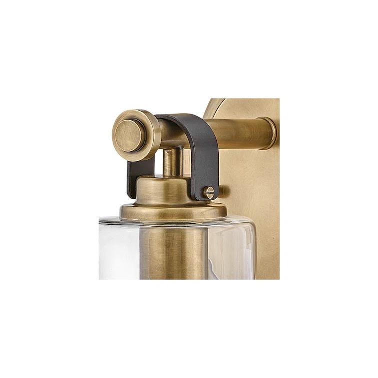 April Single Transparent Dimmable Bath Sconce