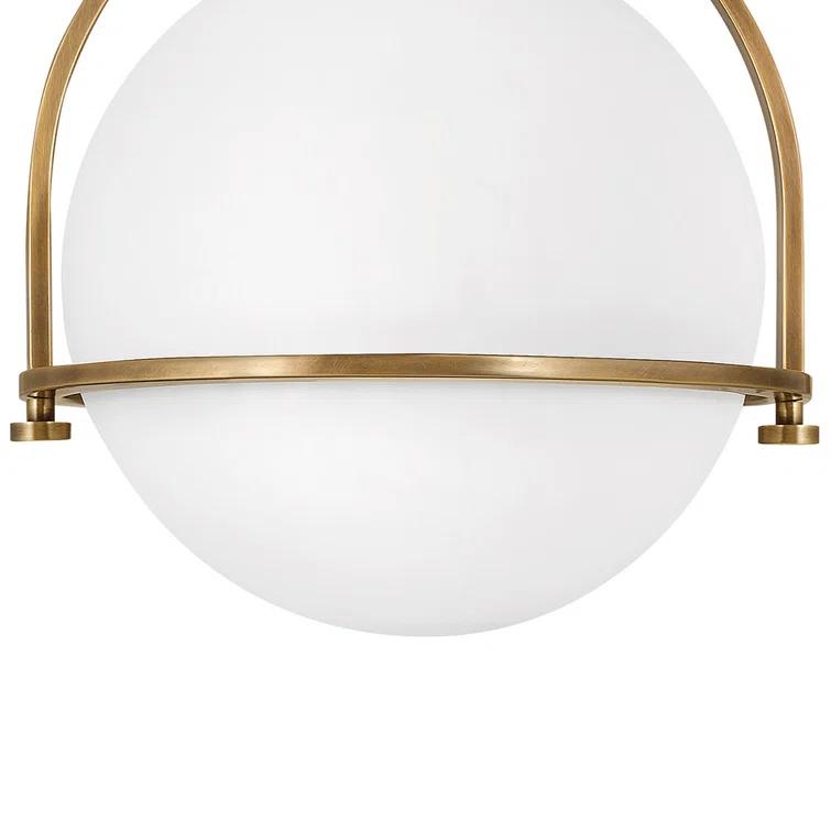 McCormick Hand Blown Glass Semi Flush Mount