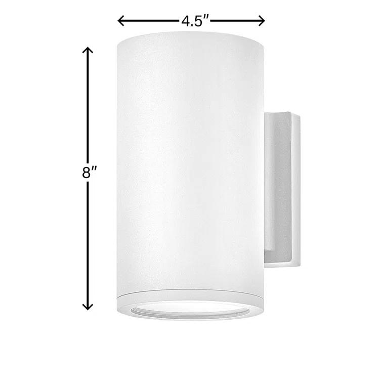 Silo 1 - Bulb 8" H Outdoor Armed Sconce