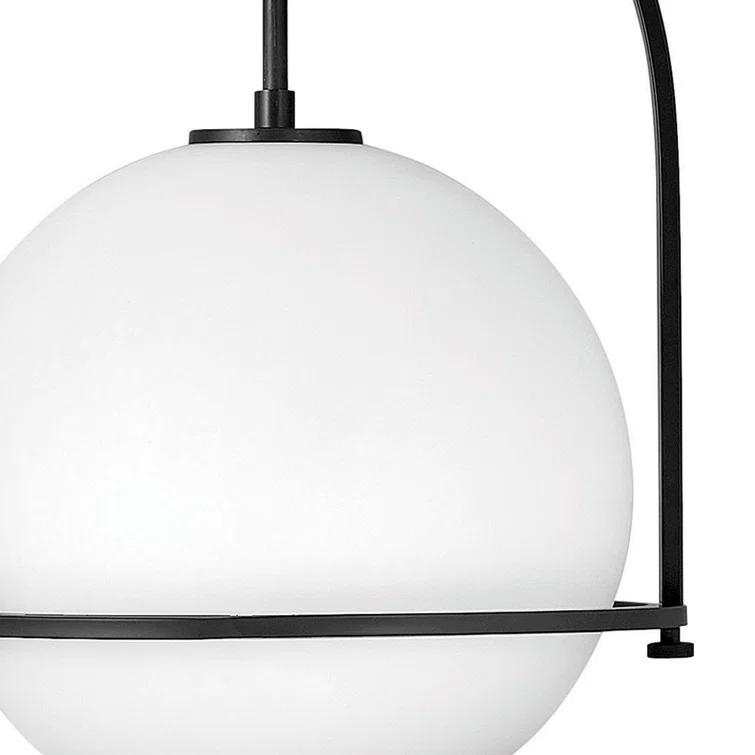 Arie Single Light Glass Dimmable Pendant