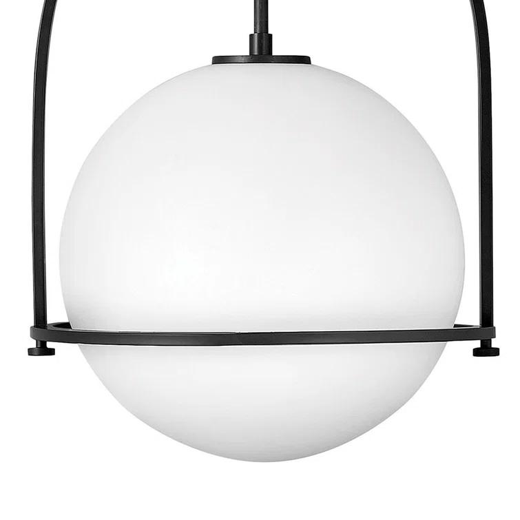 Arie Single Light Glass Dimmable Pendant