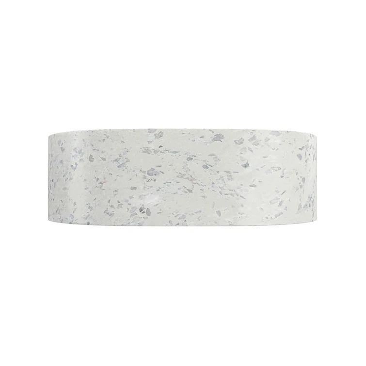 DreamLine Ambia 10'' Terrazzo Oval Vessel Bathroom Sink
