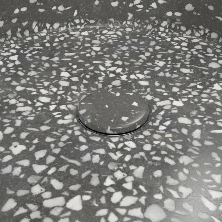 DreamLine Ambia 14.33'' Terrazzo Circular Vessel Bathroom Sink