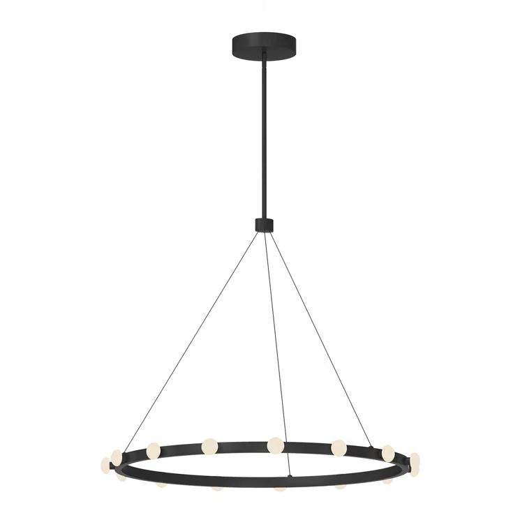 Kuzco Lighting Rezz 12 - Light Dimmable LED Geometric Chandelier