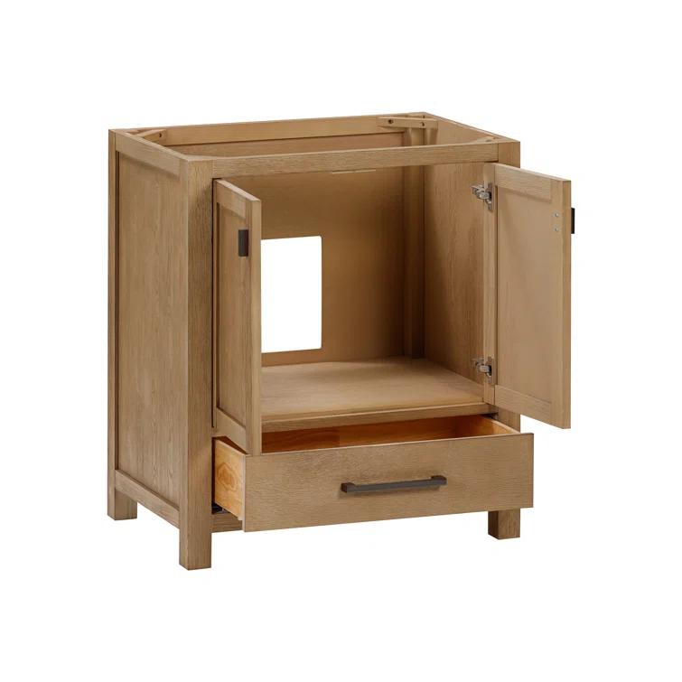 Avanity Modero 30'' Single Bathroom Vanity Base Only in Brushed Oak Finish