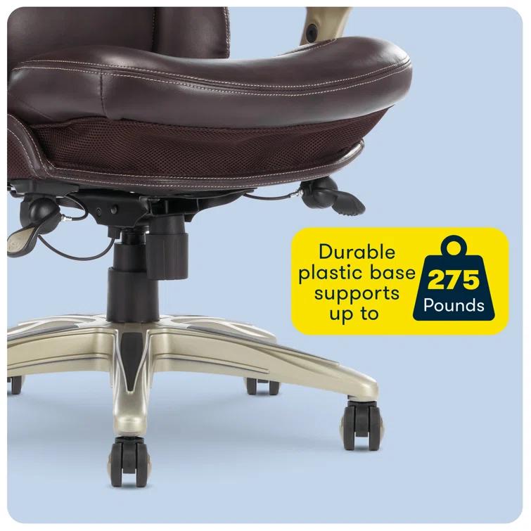 Serta Claremont Ergonomic Executive Office Chair with Back in Motion Technology and Lumbar Support