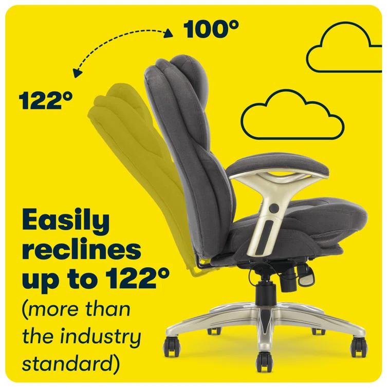 Serta Claremont Ergonomic Executive Office Chair with Back in Motion Technology and Lumbar Support